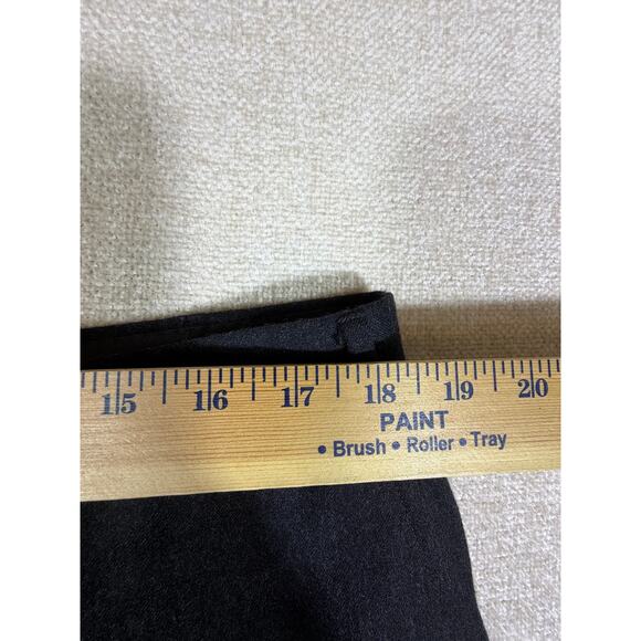 Jos A Bank Men 36x32.5 Dark Gray 100% Wool Flat Front Straight Leg Dress Pants - Picture 5 of 8